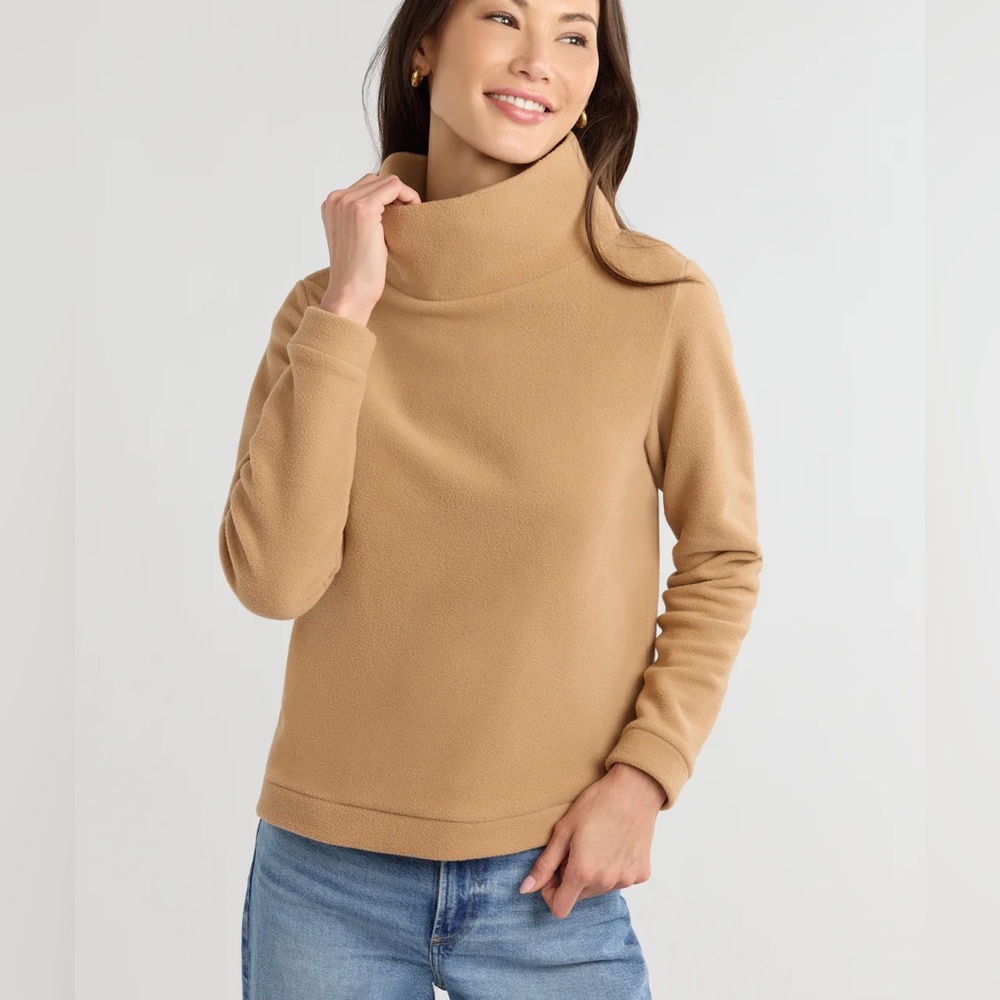 Dudley Stephens Park Slope Turtleneck - Camel